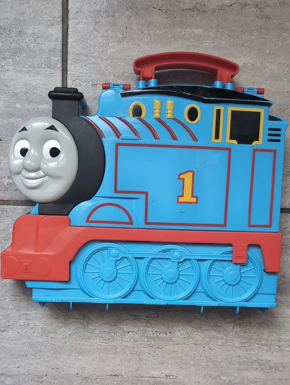 Thomas & Friends Blue and Red Train Carry Case with Attached Play Track